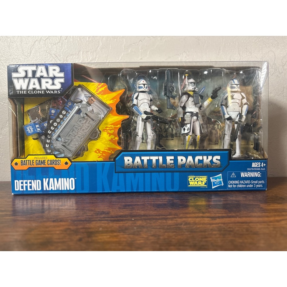 Star Wars Clone Wars Defend Kamino Battle Pack Blitz Echo Fives 35579 Hasbro